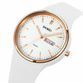 Silicone Quartz Female Student Calendar Watch