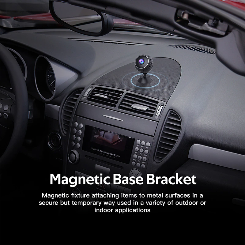 Mini Skjult Spionkamera - Trådløs Nanny Cam WiFi Hjemmesikkerhet HD