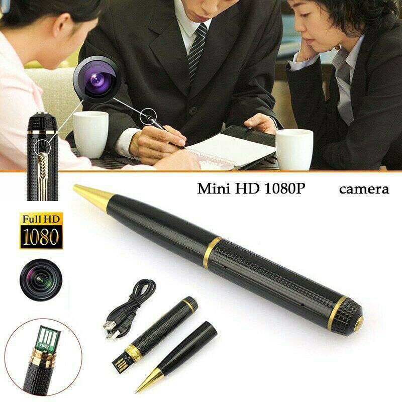 1080P HD Pocket Pen Camera Hidden Cam Mini Body Video Recorder DVR