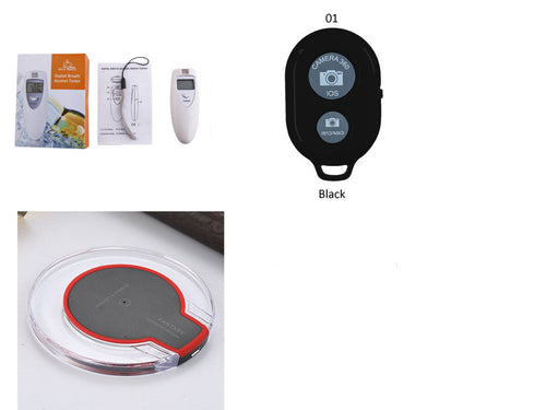 Ny Trådløs Lader Dock - Krystall Rund Lading Pad