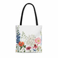 Double Sided Spring Floral Print Tote Bag