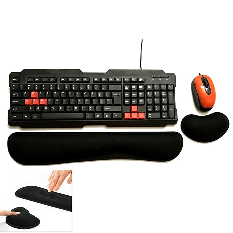 Memory Foam Mouse Pillow Wrist Rest Mouse Pad