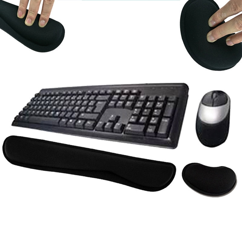 Memory Foam Mouse Pillow Wrist Rest Mouse Pad