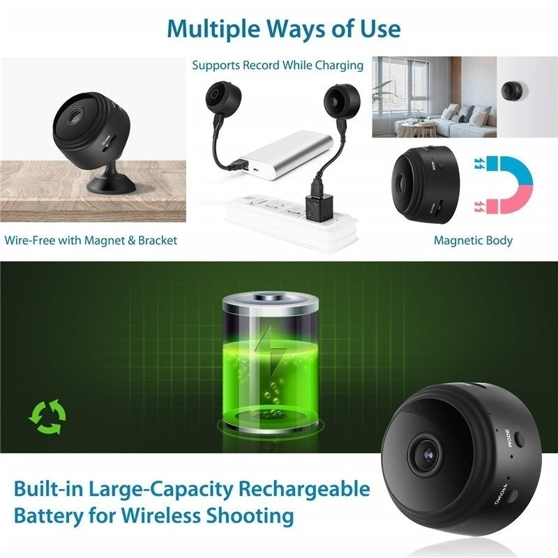 A9 HD 1080P Mini Camera Sensor Night Vision Home Security Camera 