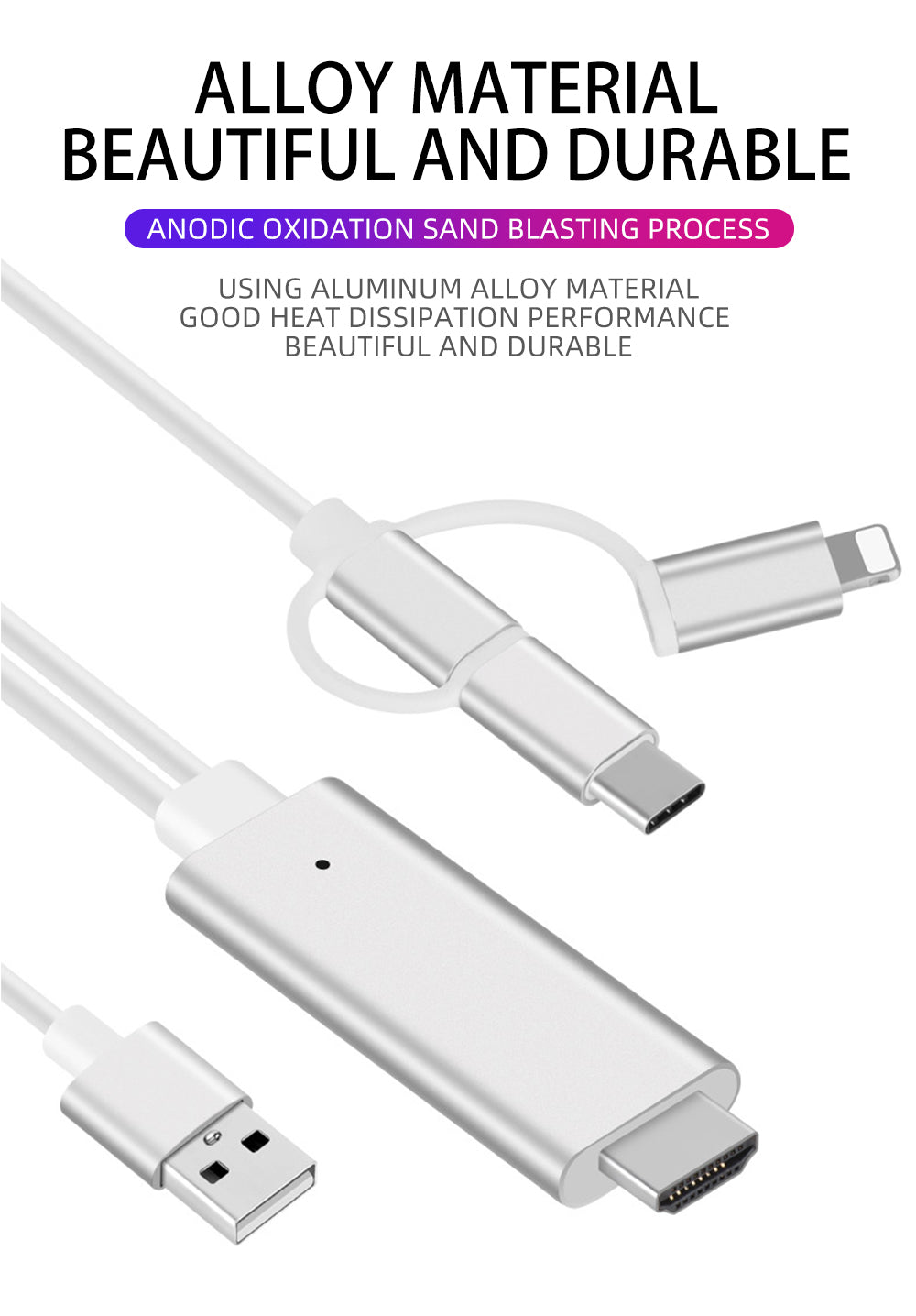 HDMI Cable for Apple mobile TV iphone Android