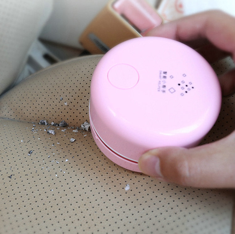 Mini Vacuum Cleaner Portable Office Desktop Table Dust Sweeper 