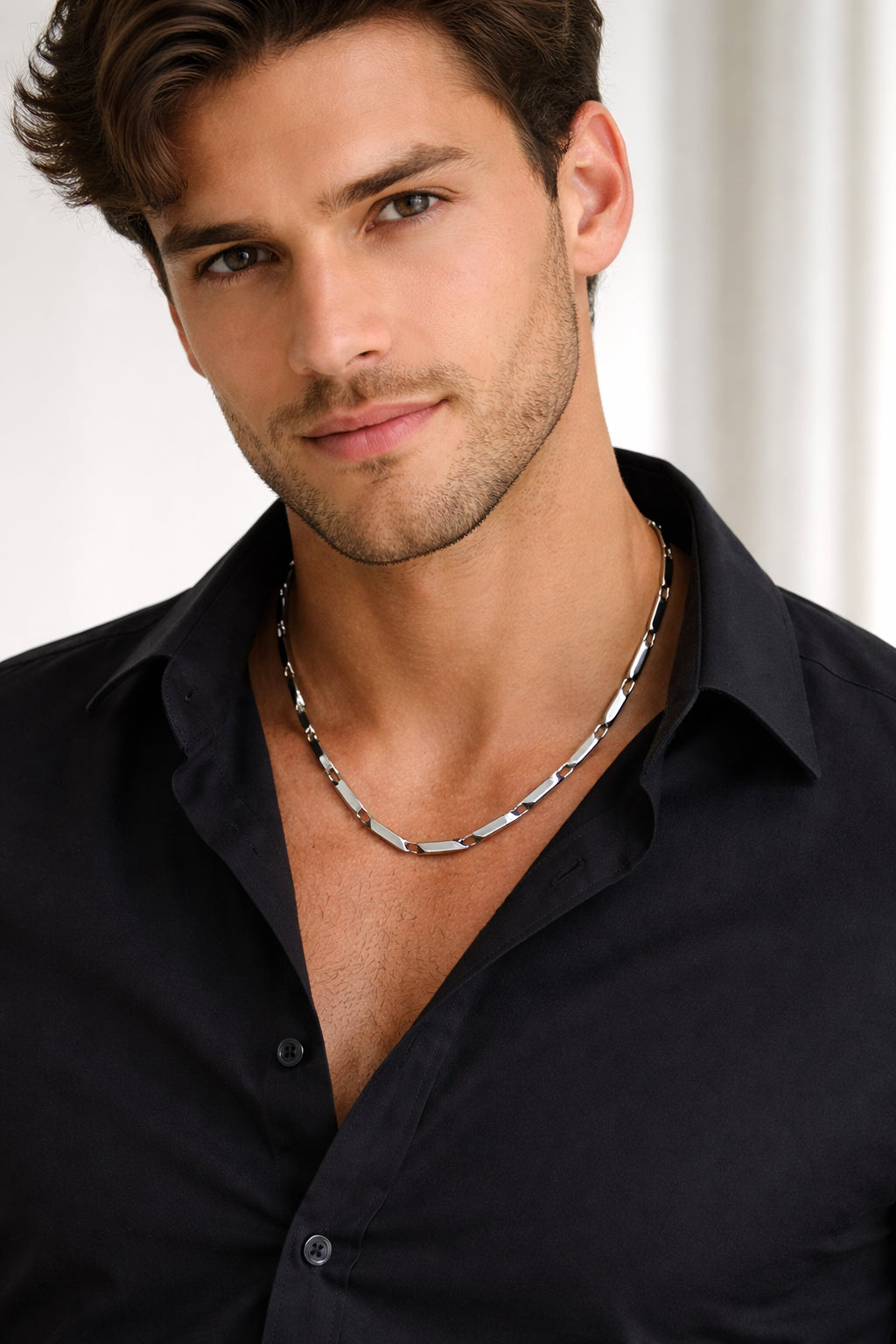 Stainless Steel King Chain Necklace for Men