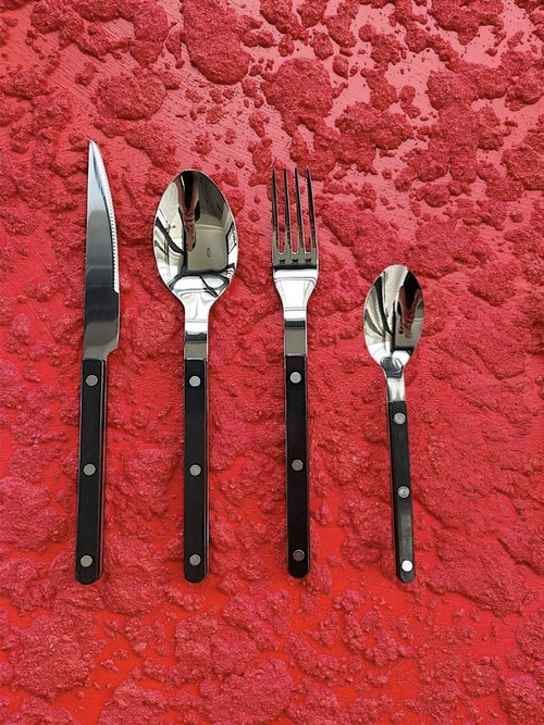 Elegant Modern Nordic Flatware Set Of 8 - Bistrot Rivet