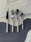 Elegant Modern Nordic Flatware Set Of 8 - Bistrot Rivet
